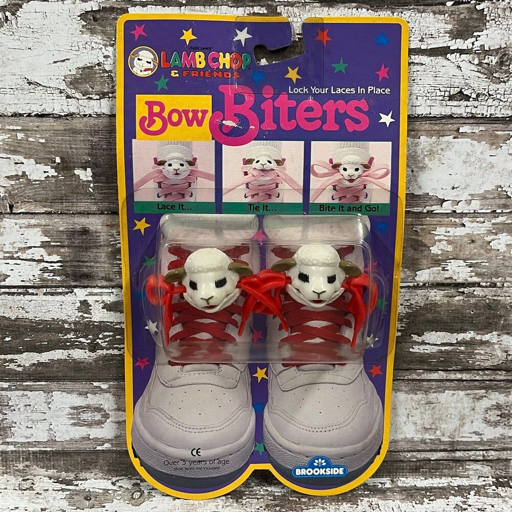 Vintage Lamb Chop and Friends Lamb Chop Bow Biters NOS